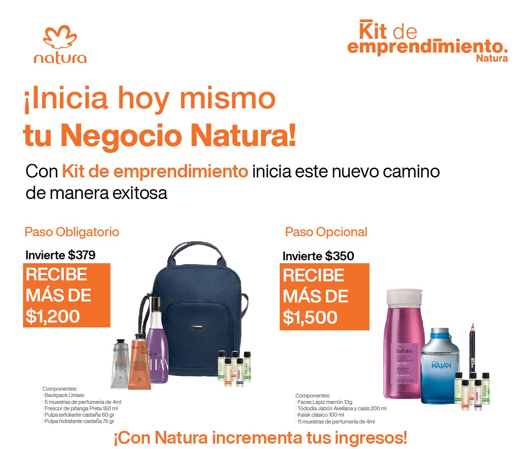 Vender Natura México | Blog | Kit de emprendimiento